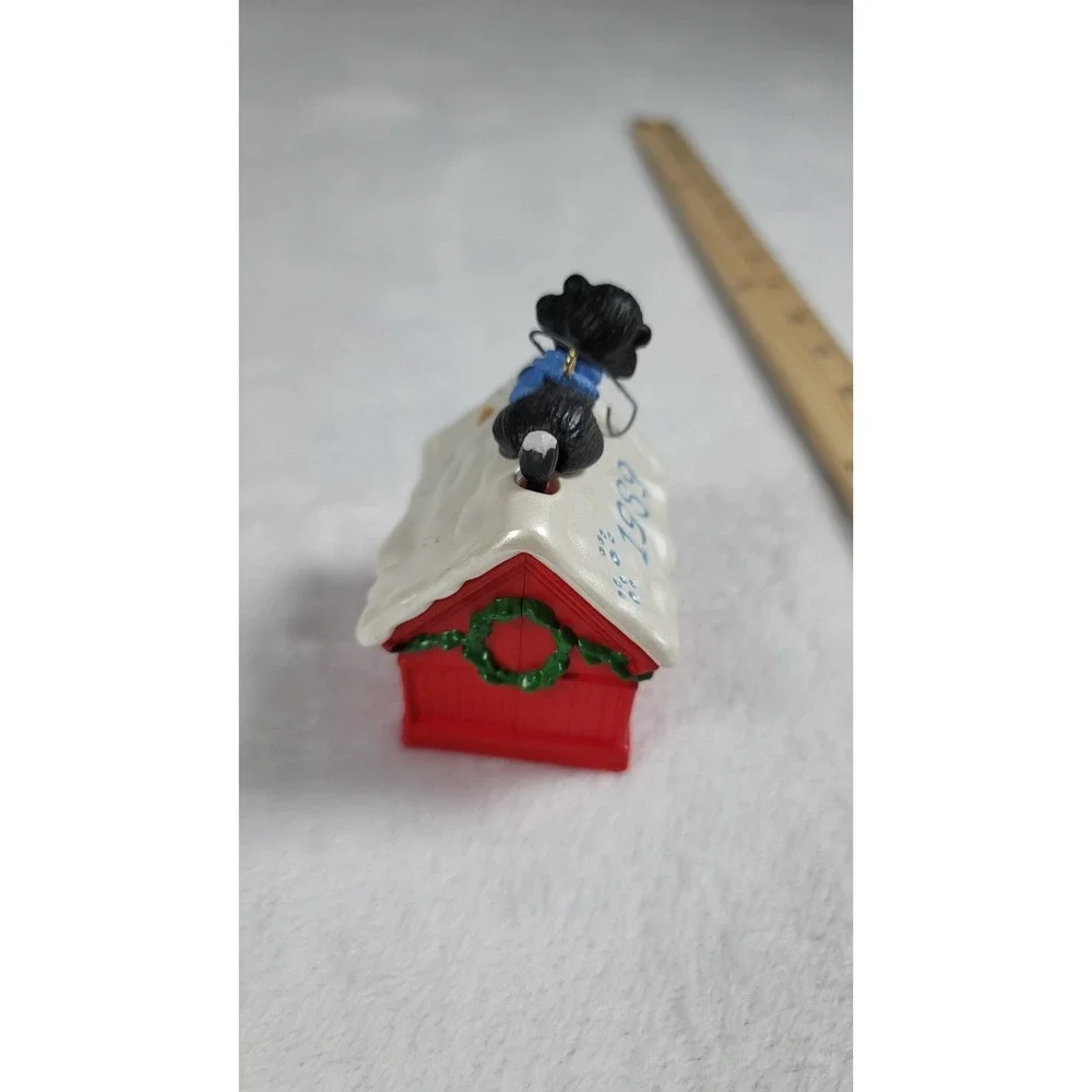Vtg‎ 1989 Hallmark Lets Play Ornament Dog Cat Doghouse Christmas Tree Keepsake